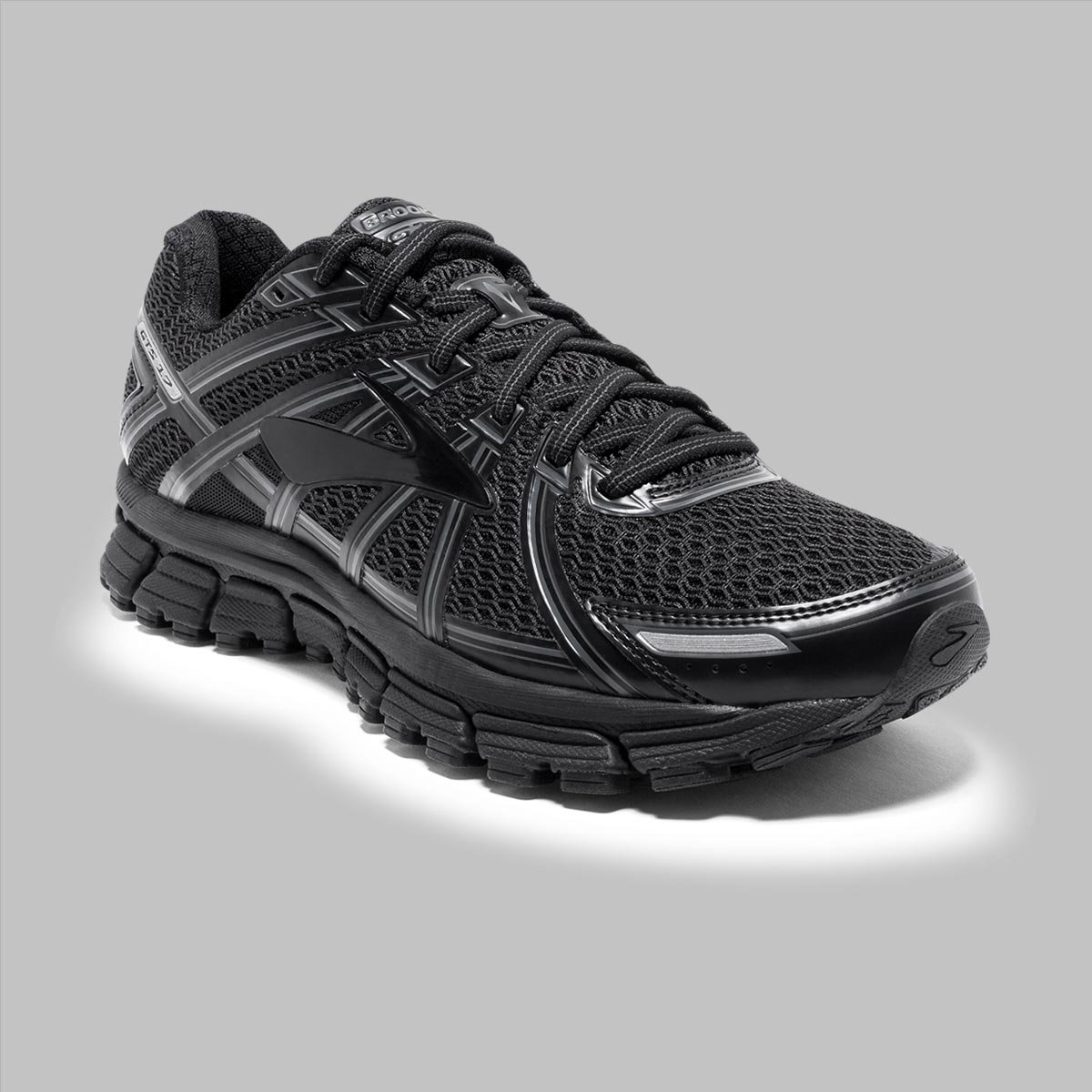 Imagem de tênis Brooks preto original esporte unisex